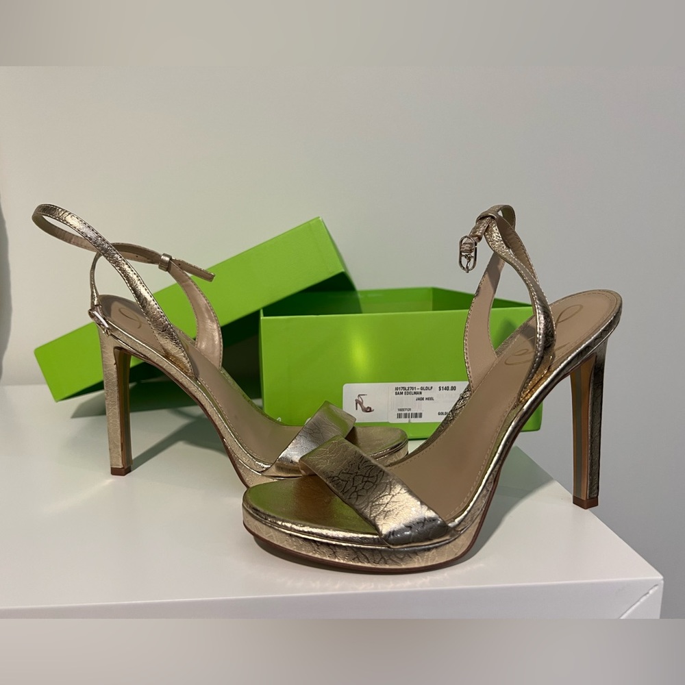 Sam Edelman jade stappy heel in box